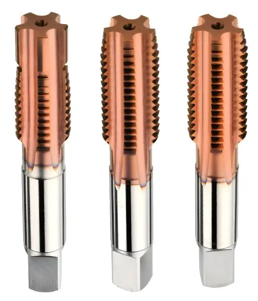 M12 ✓ HSSE/PM Handgewindebohrer Satz 1-2-F für gehärtete Stähle mit Spezialbeschichtung, DIN352, 6HX