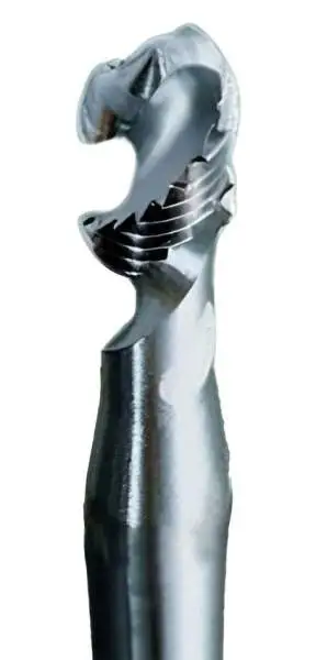 M10 ✓ HSSE Maschinengewindebohrer 40°, Sackloch, DIN 371, ALU, 6H, Form C, Z=2