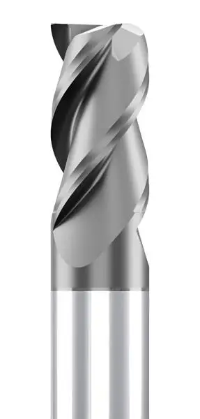 VHM Fräser 43° für Titanium, Edelstahl (VA) und Stahl Z=3 GoRill-Schaftfräser Inox-Fräser