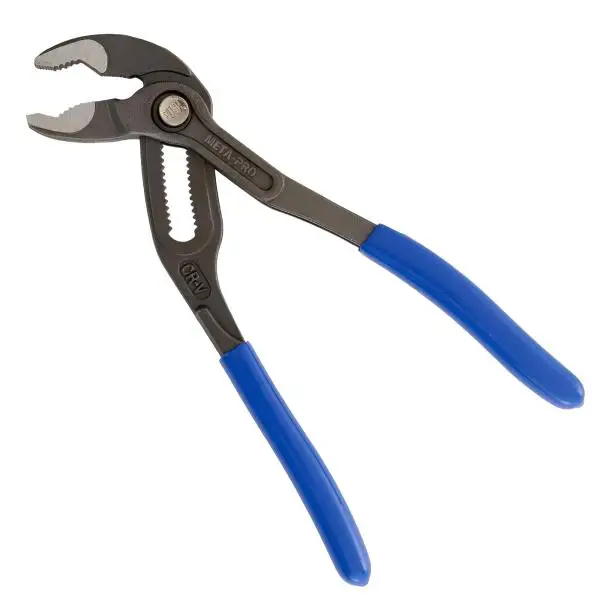 Rohrzange, Wasserpumpenzange, Zange 250 mm verstellbar mit Druckknopf ✓ Cr-V Stahl (gehärtet) Profi Zange mittel