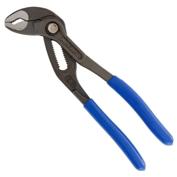 Rohrzange, Wasserpumpenzange, Zange 250 mm verstellbar mit Druckknopf ✓ Cr-V Stahl (gehärtet) Profi Zange mittel
