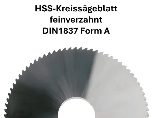 20,0 x 0,5 x 5 mm ✓ HSS-Kreissägeblatt, Metallkreissägeblatt, DIN 1837 A, feinverzahnt, Z=48