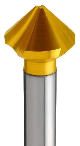 HSSE Senker, Kegelsenker mit Beschichtung und 90° Winkel für Stahl und Edelstahl