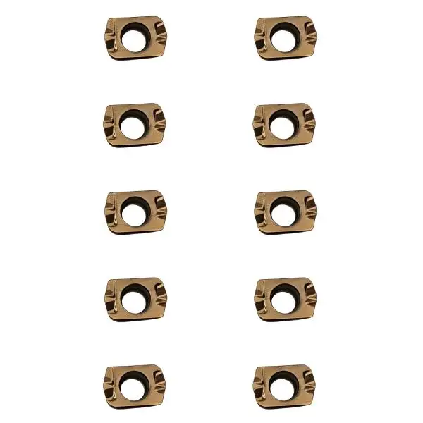 10x LPGT010210 Wendeplatten Edelstahl ✓ LPGT Hochvorschubfräsplatten, Fräswendeplatten, Wendeschneidplatten
