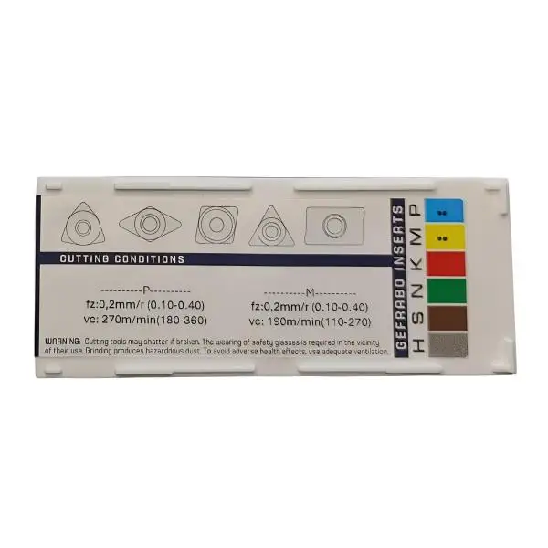 10x LPGT010210 Wendeplatten Edelstahl ✓ LPGT Hochvorschubfräsplatten, Fräswendeplatten, Wendeschneidplatten