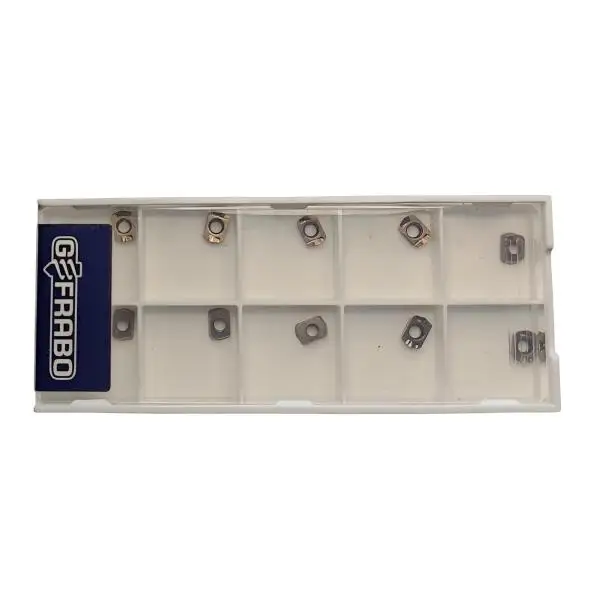 10x LPGT010210 Wendeplatten Edelstahl ✓ LPGT Hochvorschubfräsplatten, Fräswendeplatten, Wendeschneidplatten