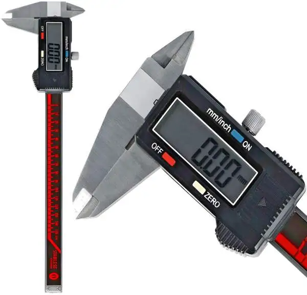 Digitaler Messschieber Messlehre Schieblehre 0-150mm LCD Display aus Edelstahl