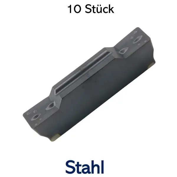 MGM N Stechdrehplatten Wendeplatten für Stechhalter kompatibel mit Korloy für Stahlbearbeitung