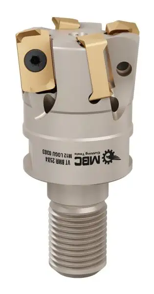 17 mm - Z=2 ✓ Einschraubfräskopf (Modular), Messerkopf, Planfräser für LOGU0303 KYCR mit IK