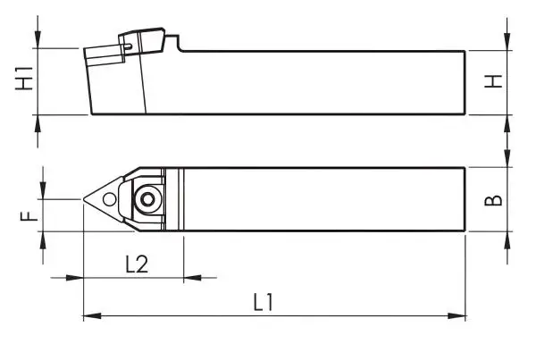 20 x 20 MTENN ✓ Klemmdrehhalter Drehhalter 60° für TNMG16 Wendeplatten