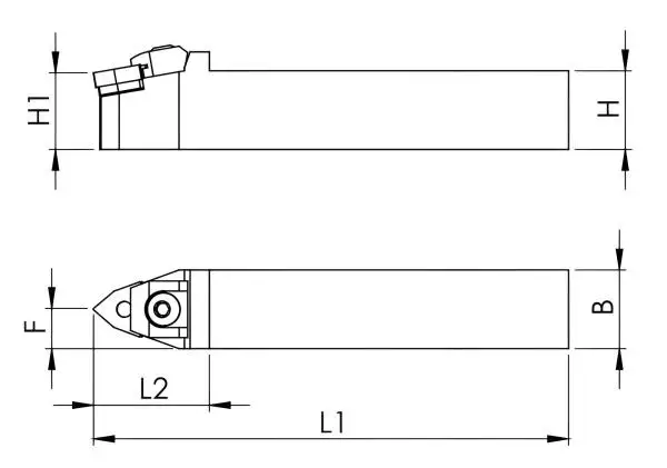 20 x 20 MWDNN Neutral ✓ Klemmdrehhalter, Drehhalter für WNMG08 Wendeplatten