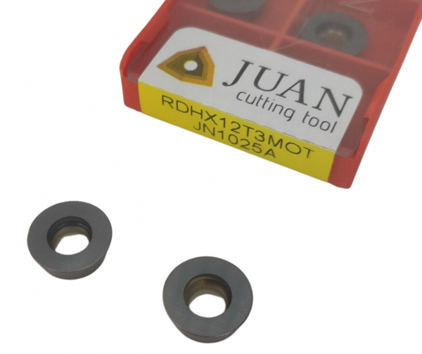 10 x RDHX12T3 Fräswendeplatten für Stahl
