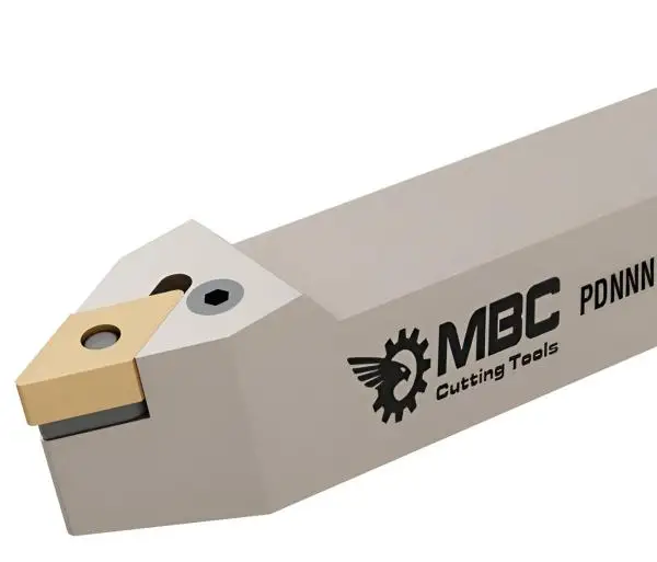 Drehmeißel, Drehhalter 62,5° für DNMG15 Wendeplatten