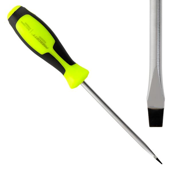 Schlitzschraubendreher 125 mm Cr-V Stahl mit magnetischer Spitze