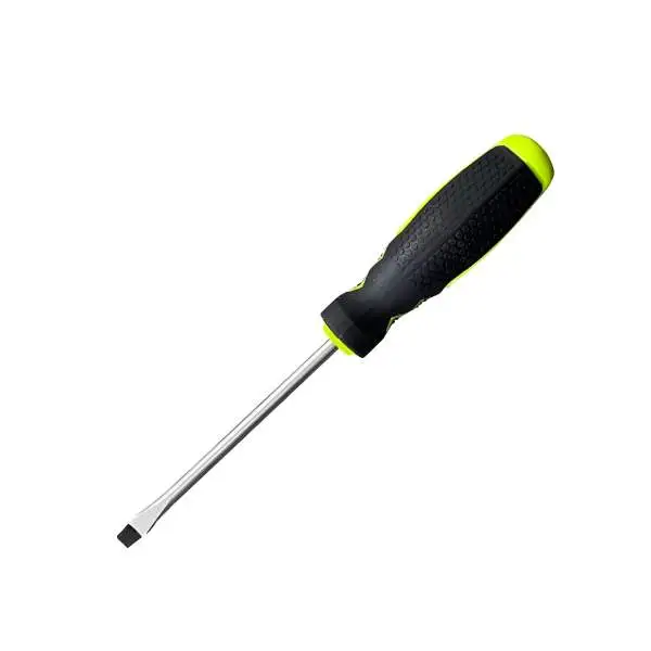 Schlitzschraubendreher 150 mm beim Eindrehen einer Schraube
