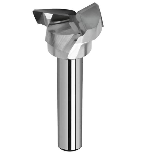 10,0 x 8 x 50 - d2=6 mm ✓ HM Planfräser, Hartmetallbestückter Fräser Z=3