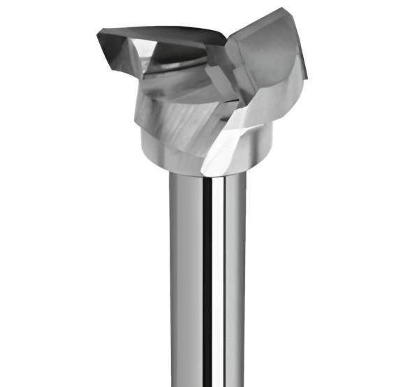 10,0 x 8 x 50 - d2=6 mm ✓ HM Planfräser, Hartmetallbestückter Fräser Z=3