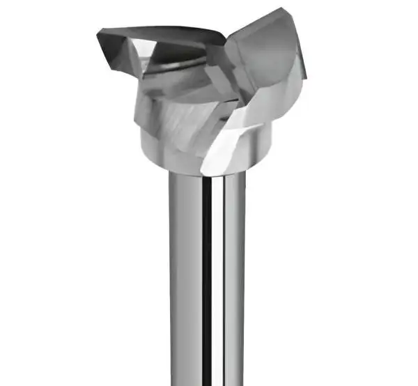 10,0 x 8 x 50 - d2=6 mm ✓ HM Planfräser, Hartmetallbestückter Fräser Z=3