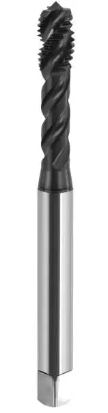 M6 ✓ HSSE/PM Gewindebohrer 45°, Sackloch, DIN 371, Hardlube, 6HX, Form E