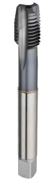 M8 ✓ HSSE/PM Gewindebohrer, Durchgangsloch, DIN 371, Form B, 6H, Schälanschnitt, beschichtet, bis 1400 N/mm²