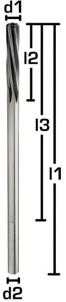 Langer HSSE-Maschinen-Reibahle, Reibahle überlang Form D für präzise Bohrungen