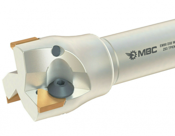 Schaftfräser Ø 40,0 mm x 100 mm für Wendeschneidplatten TPKN1603 ✓ Wendeplattenfräser für die