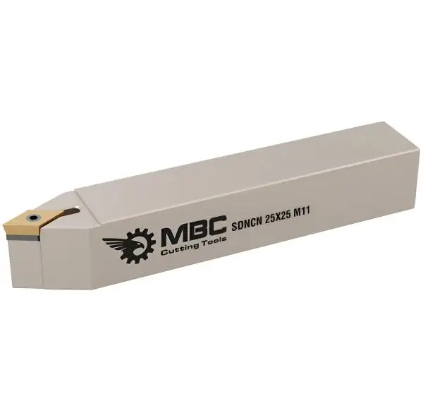 12 x 12 SDNCN ✓ Drehhalter, Drehstahl 62,5° für DCMT07 / DCGT07 Wendeplatten