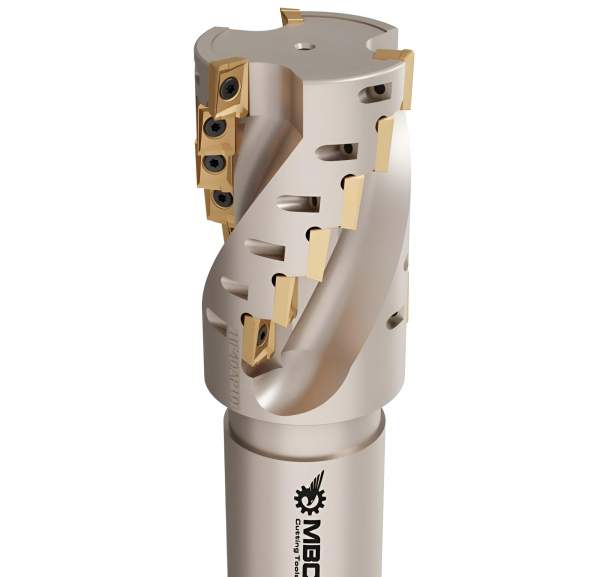 20 x 27 x 110 mm ✓ Schaftfräser, Spiralfräser Z=2x3 für APKT1003 Fräswendeplatten mit Innenkühlung