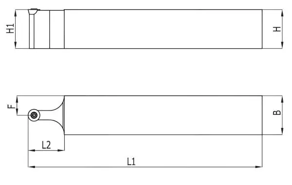 25 x 25 SRDCN ✓ Drehhalter für RCMT12 / RCGT12 Wendeplatten Neutral ISO Halter