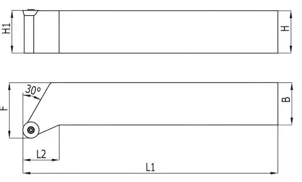 20 x 20 SRGCL Links ✓ Drehhalter für RCMT08 / RCGT08 Wendeplatten ISO Halter