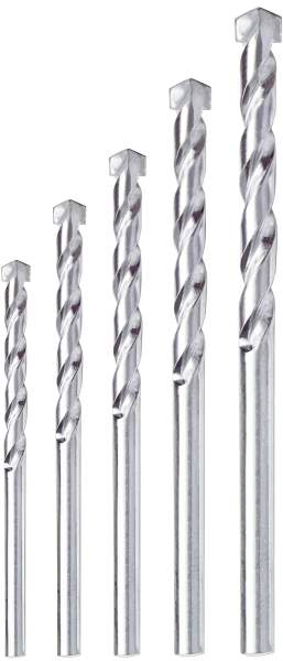Steinbohrer Satz BOHRER SET 4 / 5 / 6 / 8 / 10 mm Steinbohrer-Fliesenbohrer