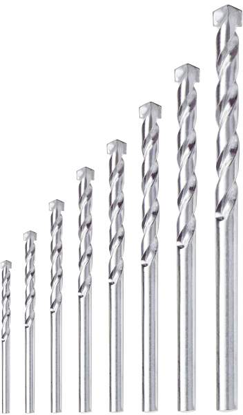 BOHRER SET 3 / 4 / 5 / 6 / 7 / 8 / 9 / 10 mm Steinbohrer Bohrer