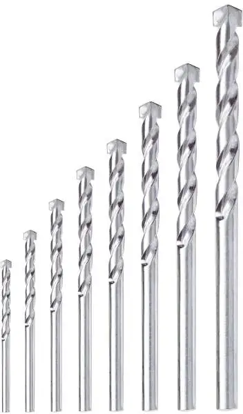 BOHRER SET 3 / 4 / 5 / 6 / 7 / 8 / 9 / 10 mm Steinbohrer Bohrer