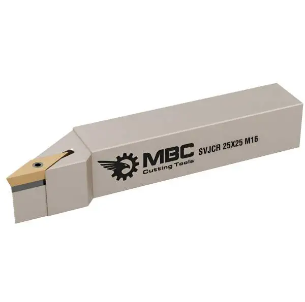 16 x 16 SVJCR Rechts ✓ Drehhalter 93° für VCMT11 / VCGT11 Wendeplatten ISO Halter