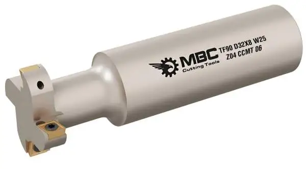 25x11x100 - d=25 mm ✓ T-Fräser, Schlitzfräser, T-Nutenfräser für CCMT06 / CCGT06-Wendeschneidplatten, Z=2