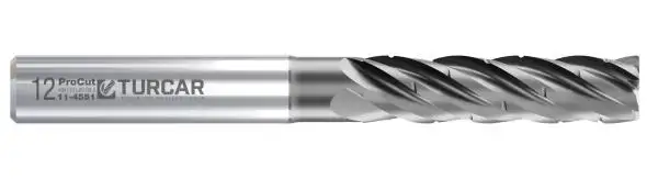 6,0 R0,5 x 13 x 18 x 57 - d2=6 mm ✓ VHM TPC Fräser, Trochoidalfräser, 33/35°, Z=5, ProCoat mit Spanbrecherform