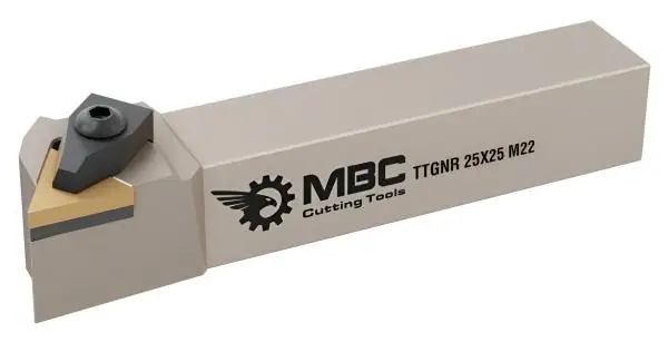 40 x 40 TTGNL Links ✓ Klemmdrehhalter, Drehmeißel 90° für TNMG22 Wendeplatten