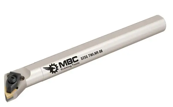 25 mm TWLNR Rechts ✓ Bohrstange 95° mit Klemme für WNMG08 Wendeplatten