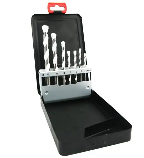 Mehrzweckbohrer Metall, Beton, Kunststoff, Fliesen, Holz 4-12 mm Bohrer-Satz Universalbohrer