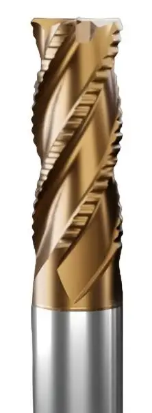 6,0 x 15 x 57 - d2=6 mm ✓ VHM Schruppfräser, Z=4, TiSiN beschichtet, Typ HR