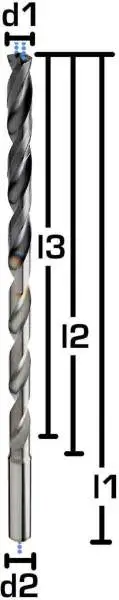 VHM Spiralbohrer, Vollhartmetallbohrer bzw. Kühlanalbohrer Ø 8,0 mm ✓ 15xD Bohrer (überlange Ausführung)