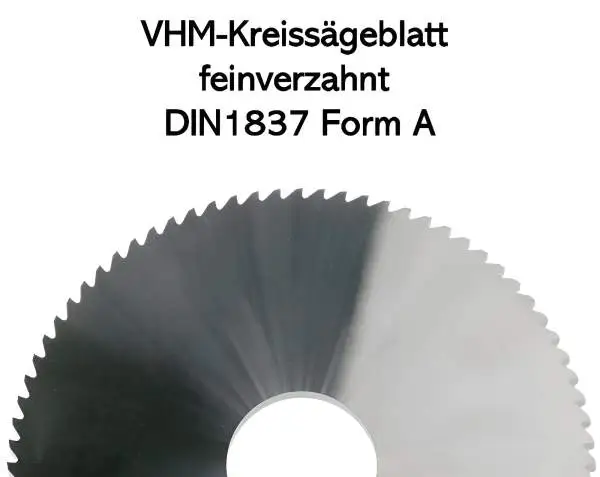 15,0 x 0,25 x 5 mm ✓ VHM-Kreissägeblatt, Metallkreissägeblatt, DIN 1837 A, feinverzahnt, Z=64