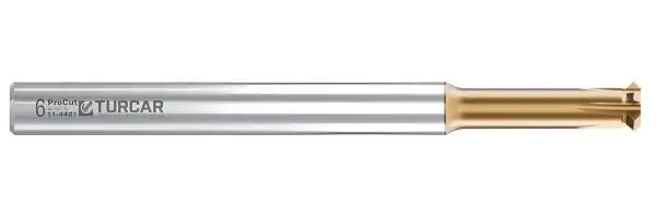 3,0 x 90° x 75 mm ✓ VHM Vor- und Rückwärtsentgrater überlanger Fasenfräser, Entgrater mit TiSiN Beschichtung