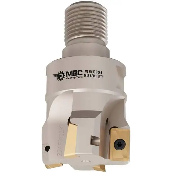 Eckfräser, Einschraubfräskopf, Modularer Planfräser 90° für APMT11T3 Wendeplatten