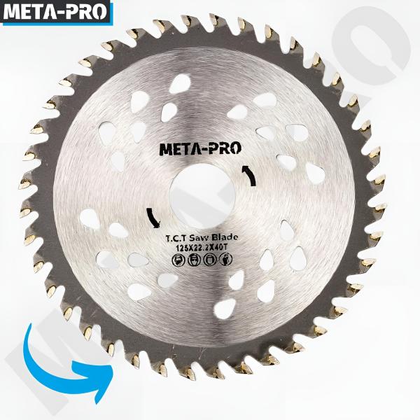 125 x 22,2 x Z:40 Holzsägeblatt Hartmetall Widia für Winkelschleifer