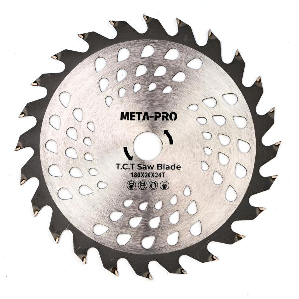 Universalsägeblatt 180 mm Z=24 für Holz und Bauholz Schnellschnitt