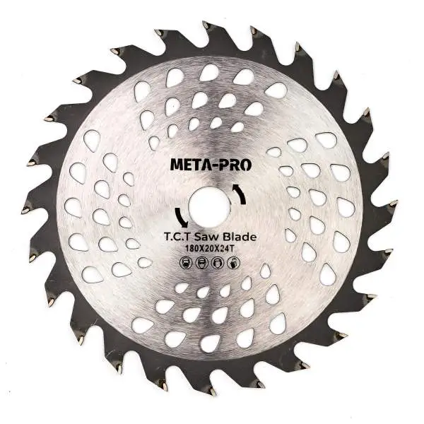 Holzsägeblatt 180 mm Hartmetallbestückt Z=24 ✓ Präzisionssägeblatt für Holz & Laminat, Bohrung 20 mm