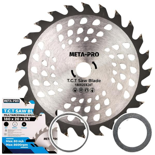 Holzsägeblatt 180 mm Z=24 20 mm Bohrung Universalsägeblatt Holz