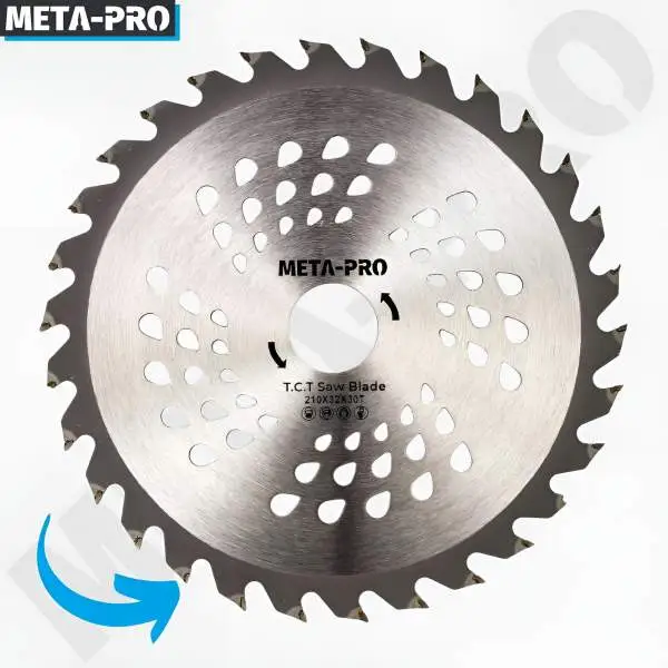 Holzsägeblatt 210 mm Hartmetallbestückt Z=30 ✓ Präzisionssägeblatt für Holz & Laminat, Bohrung 32 mm