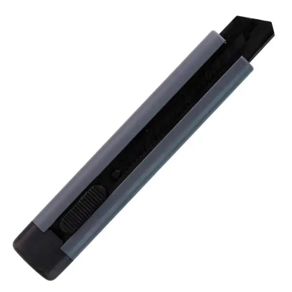 Tapetenmesser 18 mm ergonomisches Schneidwerkzeug schwarz